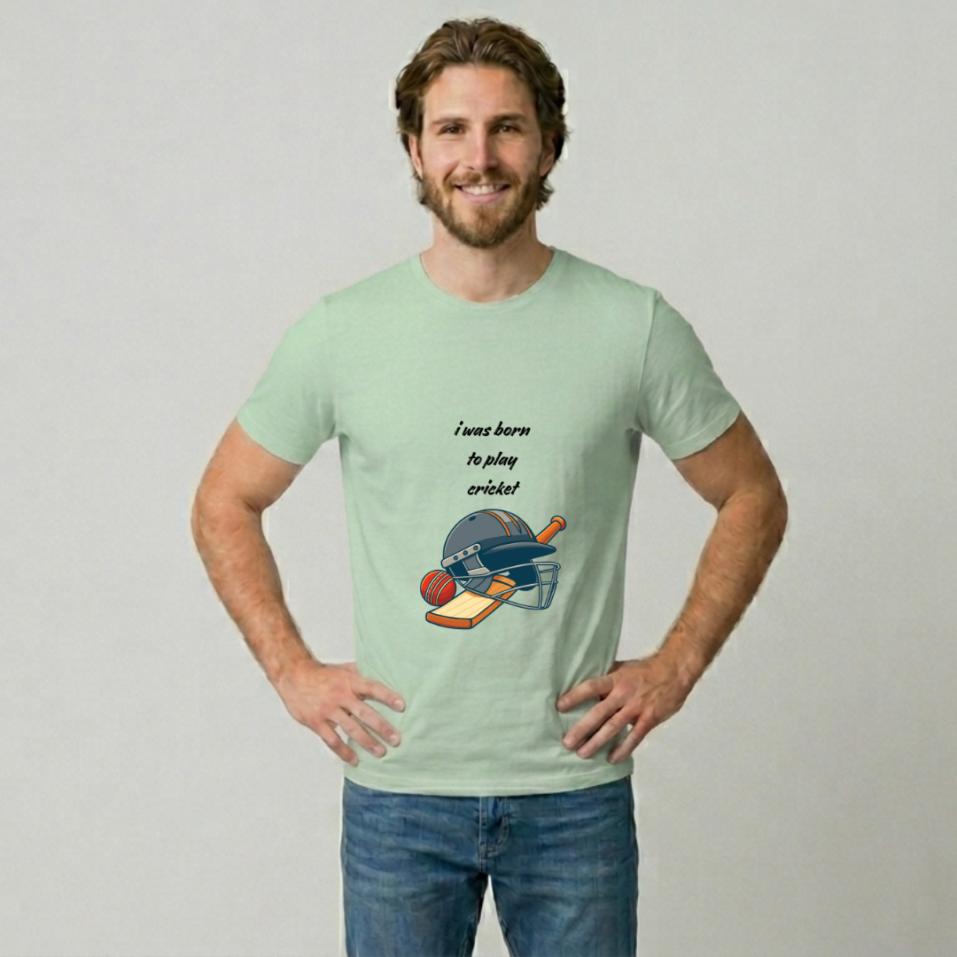 cricket theme t shirt