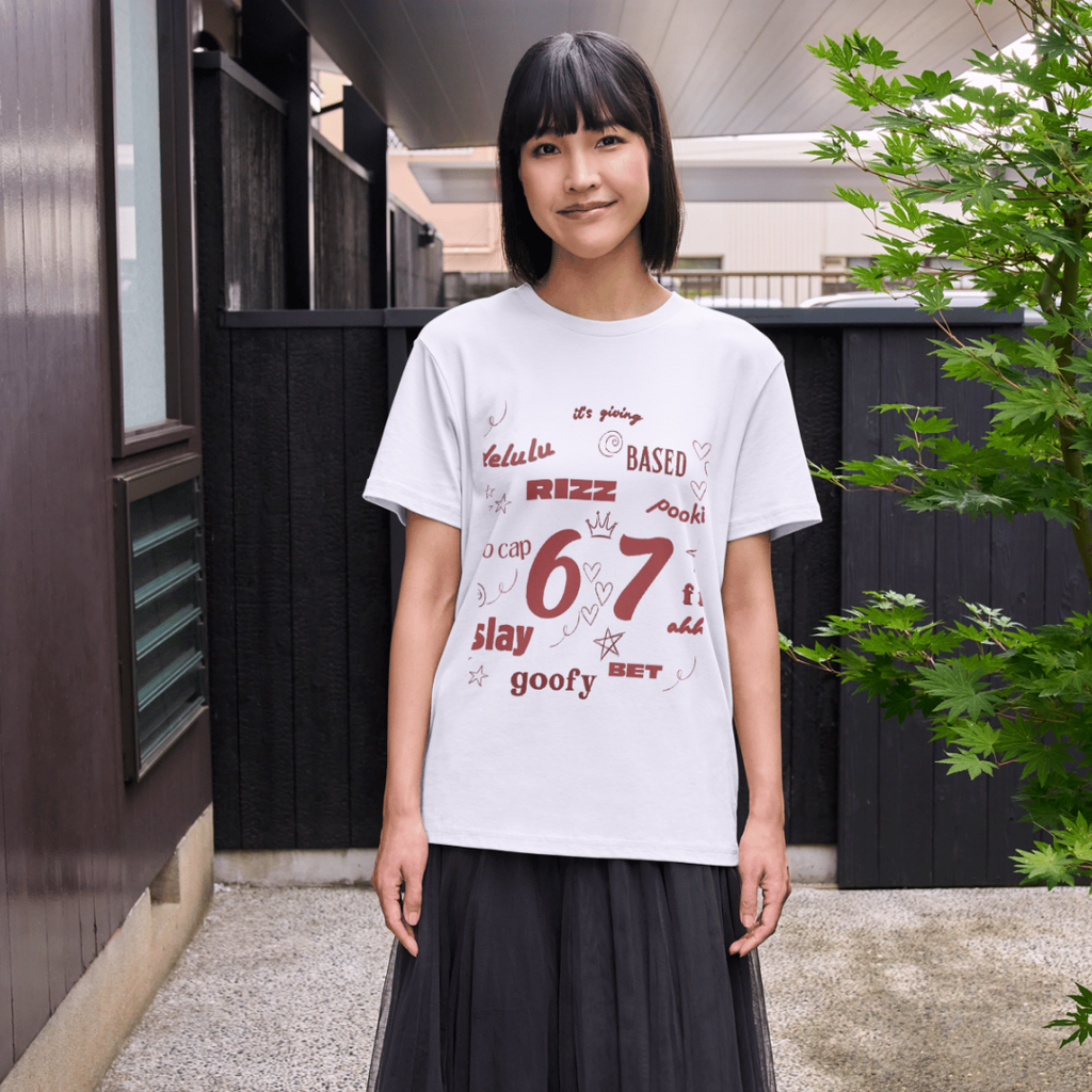 Gen Z typographic Tee